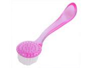 Plastic Red Handle Face Facial Skin Care Cleaning Brush Beauty Tool