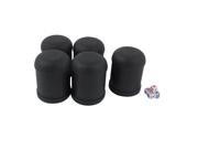 Game Dice Roller Cup Black 5 Pcs each w 5 Dices