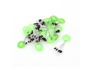 6 in 1 Fishing Floaters Bobbers 5mm Long 15 Pcs