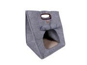 Portable Travel Pet Carrier Bag Cat Puppy Dog Bed House Gray DOGLEMI Authorized