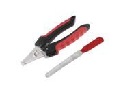 Unique Bargains Pet Dog Cat Anti slip Spring Loaded Grooming Nail Clippers File Set