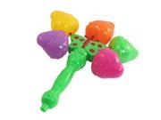 Baby Colorful Plastic Strawberry Green Bar Stick Jingle Shakers Rattle Toy