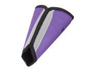 Auto Car Triangle Type Detachable Fastener Safety Seat Belt Cover Pad Purple