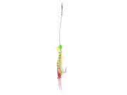 Unique Bargains Angling Tackle Shrimp Desined Clear Green Soft Fishing Baits Fish Lures