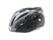 Unique Bargains Hollow Out Design Adult MTB Bicycle Bike Safety Helmet 56cm 63cm Black White
