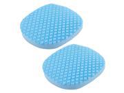 Lady Makeup Cosmetic Facial Skin Cleaning Sponge Powder Puff Face Care Blue 2PCS