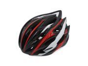 White Red Black 24 Vent Adjustable Head Strap 52 62cm Bike Skateboard Helmet