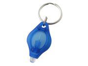 Unique Bargains Bright Wht LED Light Keychain Keyring Pocket Torch Blue