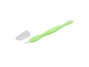 Practical Nail Art Tools Plastic Cuticle Trimmer Dead Skin Removal Fork Green