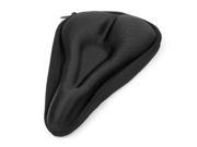 Comfortable Bike Seat Pad Cover Breathable Bicycle Saddle Cover Cushion Black