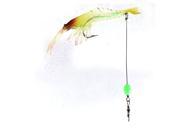 Metal Fishhook Soft Plastic Shrimp Design Fishing Lure Bait Tackle Angling Tool