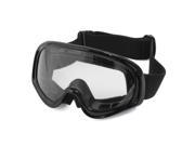 Black Motorcycle Motocross ATV Dirt Bike Offroad Racing Anti UV Goggles Glasses