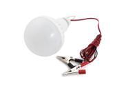 DC 12V 9W Outdoor Emergency Lighting White Lamp Bulb w 2M Long Cable