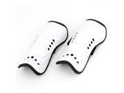 Plastic Shell Foam Calf Shin Guard Support Protector White Pair for Youth