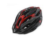 Carbon Fiber Pattern 21 Holes Cycling Bicycle Soprt Bike Safety Helmet Visor Red