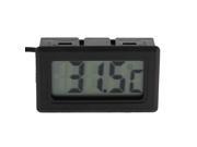 Black Plastic Shell 50 to 70 Celsius LCD Display Digital Thermometer w Probe