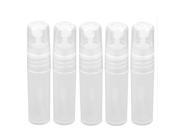 4pcs Plastic Cosmetic Skin Water Spray Bottle Perfume Container Holder 3ml Clear