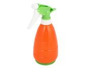 Unique Bargains Carrot Shaped Handy Flower Plant Water Spray Bottle Sprayer Orange Green 450ml