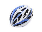 Unisex Adult Mountain Bike Bicycle Cycling Shockproof Helmet Light Blue White