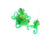 Unique Bargains 5 Pieces Realistic Silicone Frog Fishing Lure Bait with Hooks