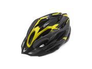 Carbon Fiber Pattern 21 Holes Cycling Bicycle Soprt Bike Helmet Visor Yellow