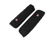 Unique Bargains 2 Pcs Black Nylon Car Harness Cover Seat Belt Pads Protecor