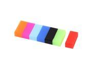 7 Pcs Rubber Wrist Watch Band Loop Ring Replacement for 16mm Strap Width