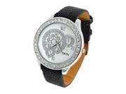 Exquisite Simulated Crystal Beads Inlay WristWatch for Ladies