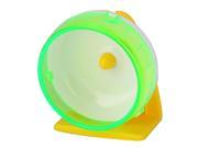 Unique Bargains Pet Hamster Gerbil Plastic Play Stand Wheel Toy Holder Light Green w Suction Cup