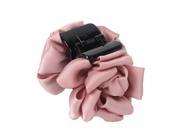 Lady Bathroom Plastic 5 Claws Flower Decor Hair Clip Barrette Claw Clamp Pink