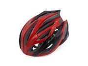 Red Black 21 Holes Unisex Mountain Road Bicycle Bike Cycling Integrated Helmet