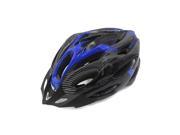 Carbon Fiber Pattern 21 Holes Cycling Bicycle Soprt Bike Helmet Visor Blue