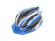 Blue Black Adjustable Adult Helmet w Visor for Road Bike Racing Bicycle Cycling
