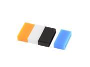 4 Pcs Rubber Wrist Watch Band Buckle Ring Loop for 20mm Strap Width