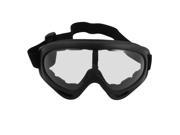 Unique Bargains Men Goggles Headband Safety Clear Glasses Wind Dust Motorcycle Protection