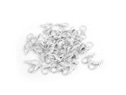 50 x 18mm Silver Tone Lobster Trigger Claw Clasps Jewelry Connector Kits