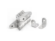 25mmx25mmx2mm Stainless Steel 90 Degree L Shaped Angle Brackets Holder 50pcs