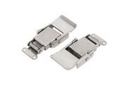 70mmx30mmx10mm Stainless Steel Spring Loaded Toggle Latch Catch Hasp 2pcs