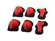Boy Roller Skating Biking Safety Guard Protective Gear Protector Set 6 in 1