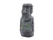 Aquarium Easter Island Stone Face Decoration Emulational Landscape Ornament
