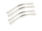 Kitchen Cabinet Cupboard Door Arch Shape Pull Handles White 157mm Length 4PCS