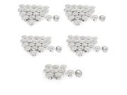 Wardrobe Stainless Steel Flower Printed Pull Knobs 27.5mmx21.5mm 100pcs