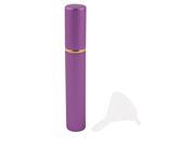 Unique BargainsLipstick Shape Refillable Cosmetic Perfume Spray Bottle Container Purple 8mL
