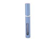 Unique Bargains5ml Portable Lipstick Shape Alloy Mini Perfume Spray Bottle Atomizer Case Blue