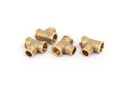 Unique Bargains1 2BSP Male to Female Thread Brass Tubing Pipe Couplers Connectors Fittings 4pcs