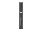 Unique Bargains5ml Portable Lipstick Shape Alloy Mini Perfume Spray Bottle Atomizer Case Black