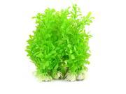 Aquarium Plastic Emulational Plant Grass Landscaping Ornament Green 12 Pcs
