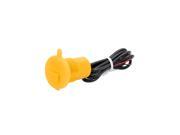 Unique Bargains Motorcycle Phone Yellow USB Charger Port Socket Power Supply Adaptor