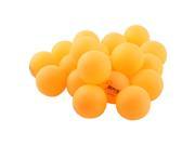 Unique BargainsSport Training Plastic Table Tenni Washable Ping Pong Ball Orange 40mm Dia 20pcs