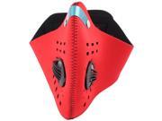 Unique BargainsOutdoor Cycling Snowboard Windproof Anti Pollution Anti Dust Face Mask Red